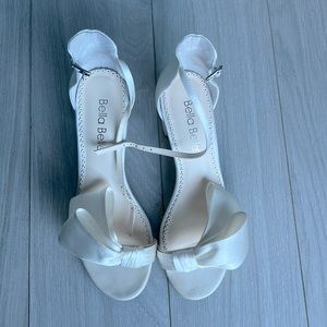 Bella Belle Zoya Asymmetrical Bow Wedding Shoes